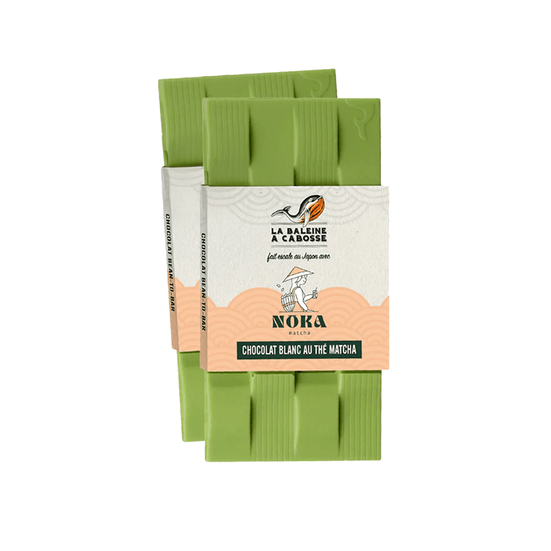 Chocolat Blanc au Matcha 4 % (lot de 2 tablettes)