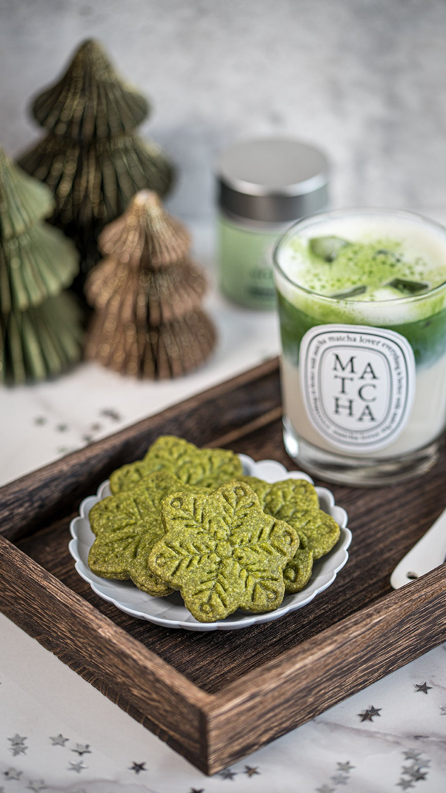 sablés au matcha