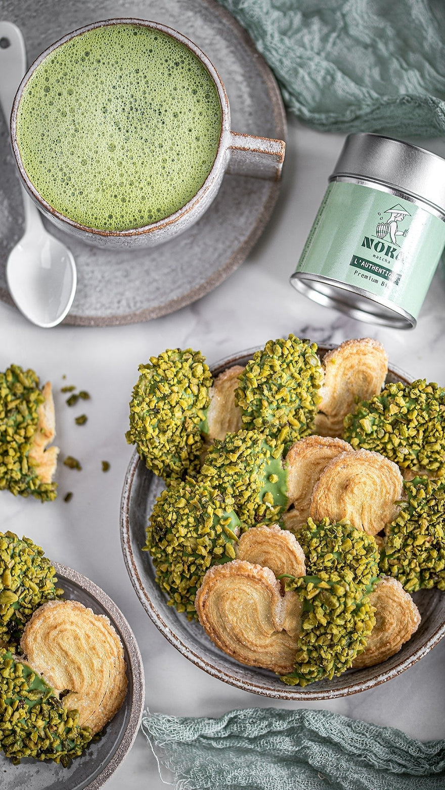 palmito matcha pistache