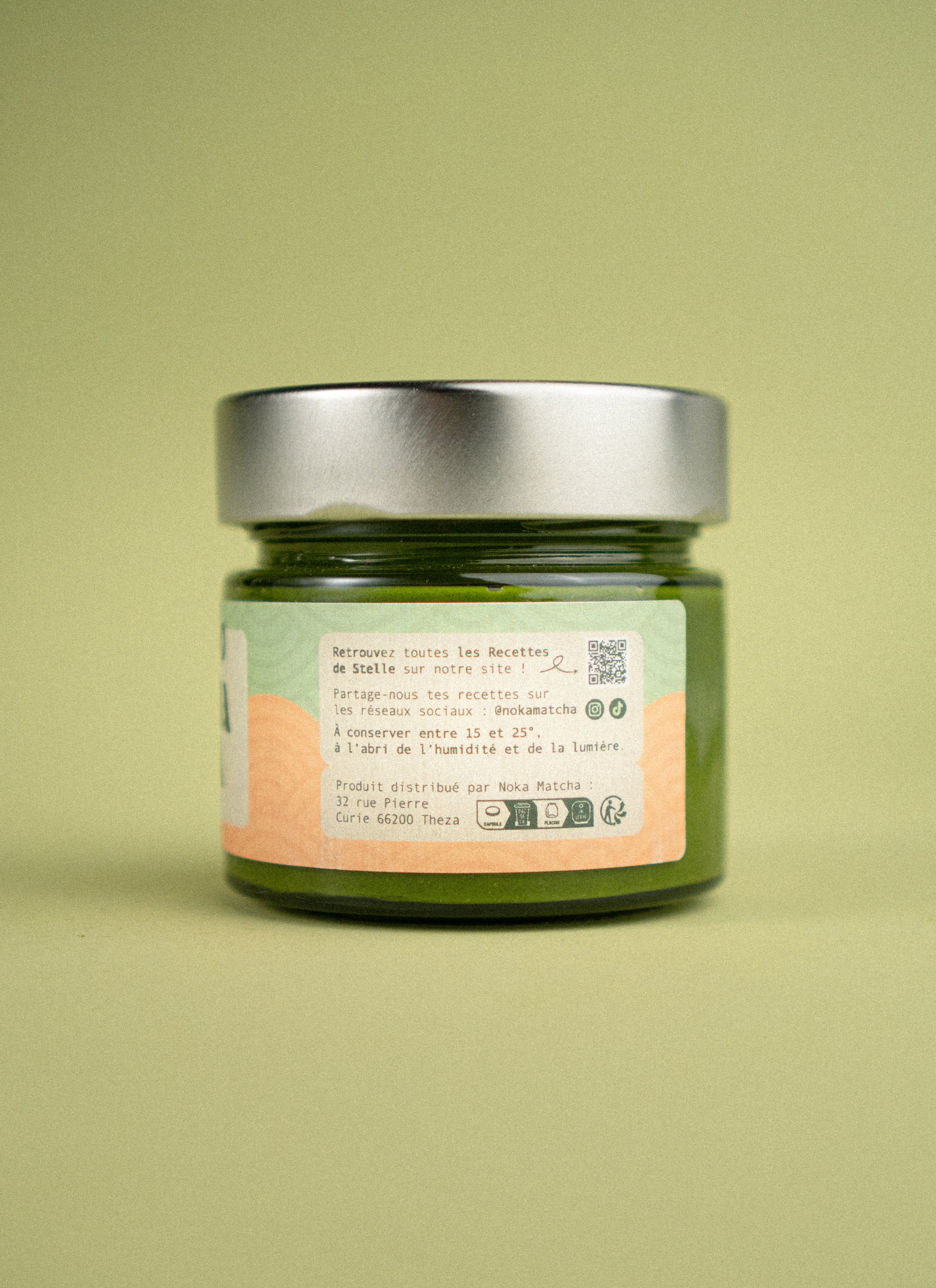 Noka à tartiner - Pâte à tartiner vegan au matcha