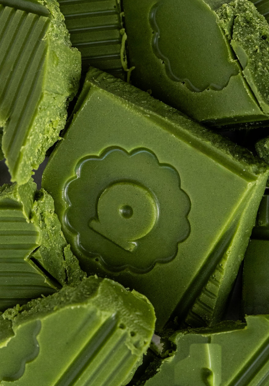 chocolat blanc au matcha
