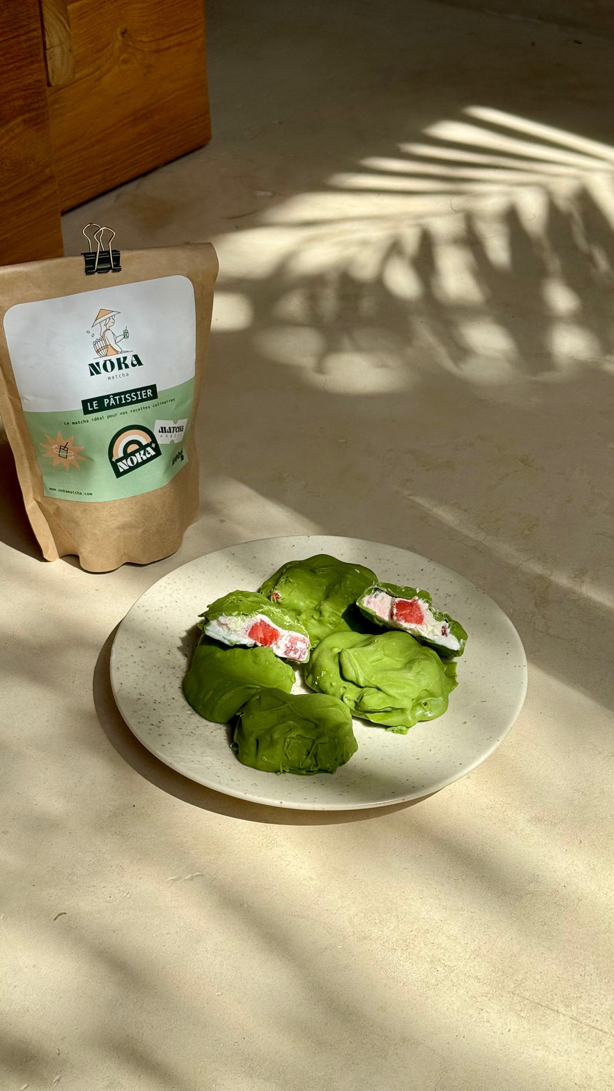 Snack choco-matcha fraises