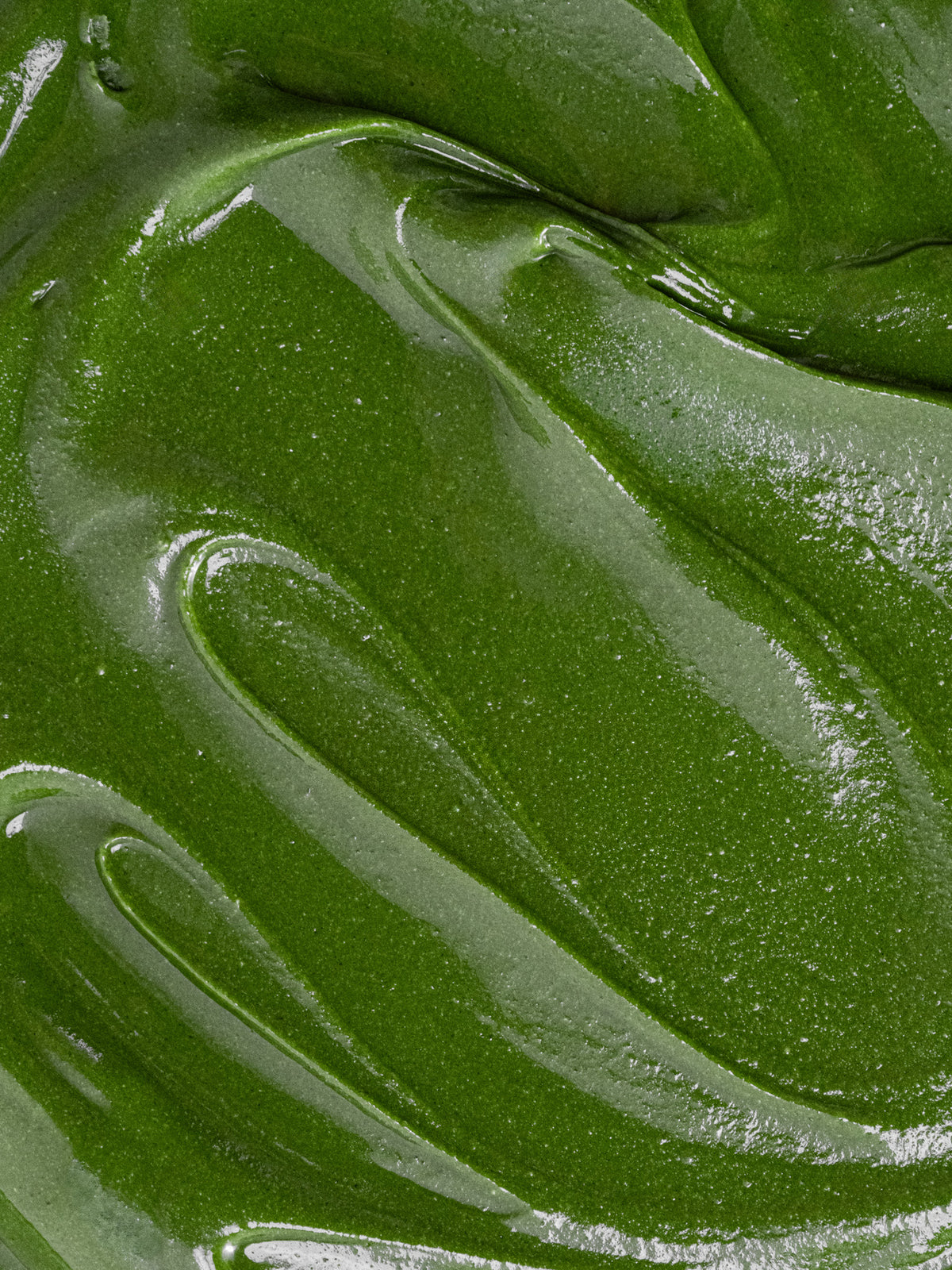 Texture fondante pâte à tartiner au matcha